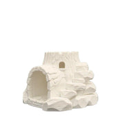 Reptile Hideout Cave for Geckos, 3D Printed Rock Stump Design