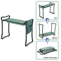 Multi-functional Garden Kneeler and Seat with Tool Bags