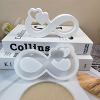 Ribbon Heart Ornament Silicone Mold for DIY Desktop Decor