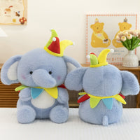 Jester Elephant Plush Toy for Kids, Soothing Stuffed Animal Doll