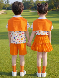 Kids' Academy Style Sports Uniform Set for School Events and Performances