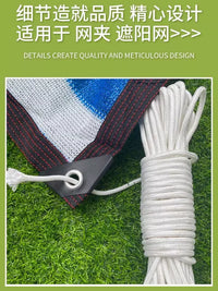 Nylon Rope for Sunshade Netting, Thickened Tie-Down Cord for Shade Cloth and Tarpaulins