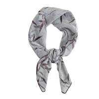 Vintage Plaid Square Scarf Necktie for Women, Versatile Decorative Silk Scarf