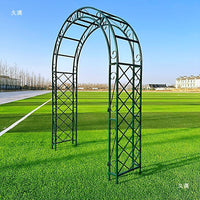 European Style Wrought Iron Garden Arch Trellis for Climbing Plants