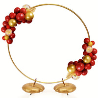Round Metal Arch Stand for Wedding & Birthday Decorations