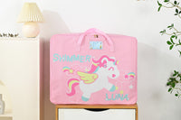 Cartoon Oxford Cloth Kids' Quilt Storage Bag for Kindergarten Bedding