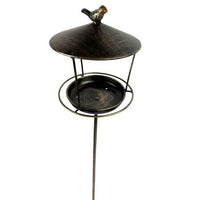 Outdoor Iron Bird Feeder Garden Decoration
