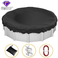 Outdoor Round Pool Cover Rainproof Sandpit Cover Ground Trampoline Inflatable Hot Tub Cover
