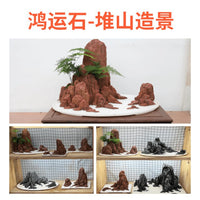 Lucky Stone Natural Raw Aquarium Decoration Micro Landscape Garden Rockery