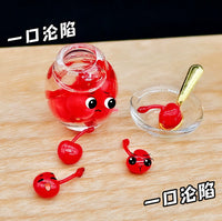 Miniature Dollhouse Canned Fruit Model for OB11 Dolls - Play Food Prop