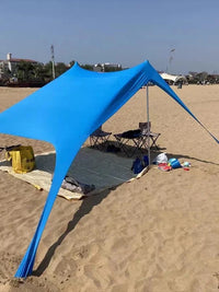 Portable Beach Tent Sun Shelter with UV Protection - Easy Setup Canopy for Outdoor Activities