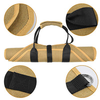 Oxford Cloth Firewood Log Carrier Bag, Foldable Wood Storage Tote with Handles