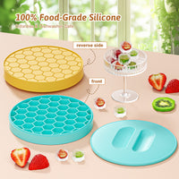 Large Food-Grade Silicone Ice Cube Mold with Storage Box for Clear Round Ice Balls