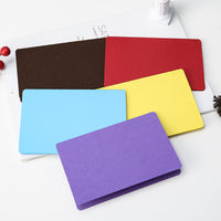 Foldable Blank Cards for DIY Crafts, Thick Kraft Paper, White, Black, and Colored Options, Greeting Cards, Gift Cards