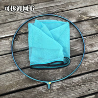 Aluminum Alloy Quick-Dry Fishing Landing Net Head with Anti-Snag Design