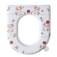 EVA Toilet Seat Cover, Waterproof, Washable, Reusable, Adhesive, for All Seasons