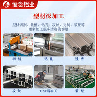 European Standard 2020/3030/4040 Aluminum Profile for Industrial Frameworks and Production Lines