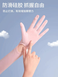 UV Protection Cooling Arm Sleeves for Women - Sun Protection for Driving & Cycling