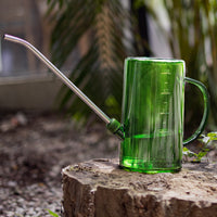 Stainless Steel Spout Plastic Watering Can for Home Gardening, 1L