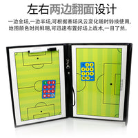Foldable Magnetic Soccer Coaching Board with Erasable Surface