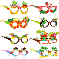 Hawaiian Party Novelty Paper Glasses Photo Booth Props