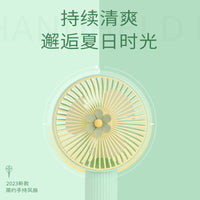 2023 Mini Handheld Fan with Lanyard, 3-Speed Adjustable, Portable USB Rechargeable for Kids and Girls