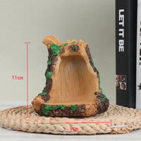 Handmade Resin Tree Hole Micro Landscape Ornament for Aquariums and Gardens