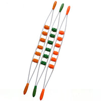 Manual Roller Massager for Back, Neck, Shoulder, and Lumbar Meridian Acupressure