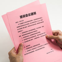 Pink Copy Paper A4 B5 A3 Colored Paper 70g 80g Thick Double-Sided Red Paper
