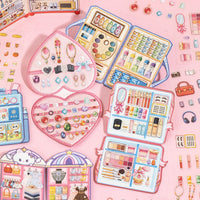 Yuxian 3D DIY Scene Sticker Box Set for Kids - Embroidered Relief Stickers for Creative Play