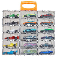 Die-cast Alloy Toy Car Set with Storage Box, Mini Racing Vehicles for Boys
