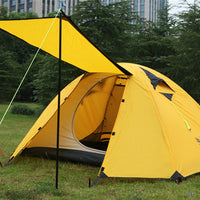 Waterproof Double-Layer Camping Tent with Vestibule and Aluminum Poles