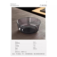 Heat-Resistant Resin Salad Bowl with Glass-Like Finish
