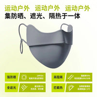 Moyun UV Protection Face Mask for Women, Breathable Full-Face Sun Mask for Sports & Cycling