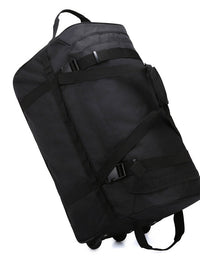Large Capacity Foldable Travel Duffel Bag for Camping, Hiking, and Airline Check-in