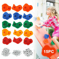 Kids' Rock Climbing Holds for Outdoor Play Equipment, Sensory Motor Skill Development