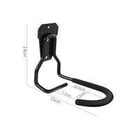 Heavy Duty Metal Wall Mount Bicycle Storage Hook Hanger for Garage Shed Organization