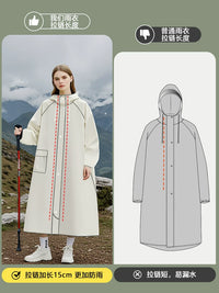 Unisex Full Body Rain Poncho with Double Visor for Electric Scooter and Cycling