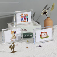 Magnetic Acrylic Photo Frame Display Stand for Certificates and Awards