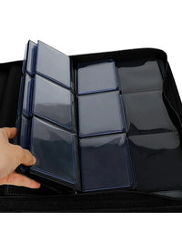 9-Pocket Trading Card Binder Album for Pokemon, TCG, and Sports Cards - 216 Card Capacity
