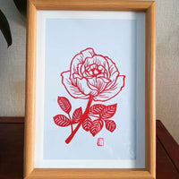 Mini Square DIY Paper-Cut Art Photo Frame Shadow Box Display