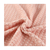 Jacquard Coral Fleece Fabric 550g for Apparel, Upholstery, and Toys