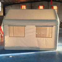Portable Inflatable Camping Tent for 4-6 People, Thickened Waterproof Outdoor Shelter for Parties and Overnight Stays