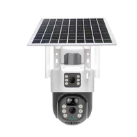 V380Pro Outdoor Solar 4G Dual-Lens Security Camera 360° HD Night Vision Waterproof
