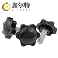 Star Knob Thumb Screw with Plastic Head and Adjustable Bolt for Industrial Applications