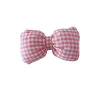 Children's DIY Hair Accessories Fabric Plaid Bowknot Material for Clothing Shoes Socks Embellishments