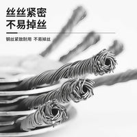 Steel Wire Brush Cutter Head for Cordless Trimmers, Weed Removal Tool