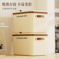 Household Living Room Thickened Flip-Top Storage Box for Snacks Toys Sundries Dustproof Large Capacity Organizer