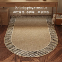 Mid-Century Style Office Chair Mat for Hardwood Floors - Non-Slip & Wear-Resistant Floor Protector