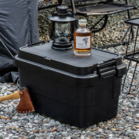 Car Trunk Organizer Storage Box with Handle, Thickened Large Outdoor Camping Storage Bin
